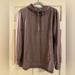 Soft Brown Athletic Hoodie